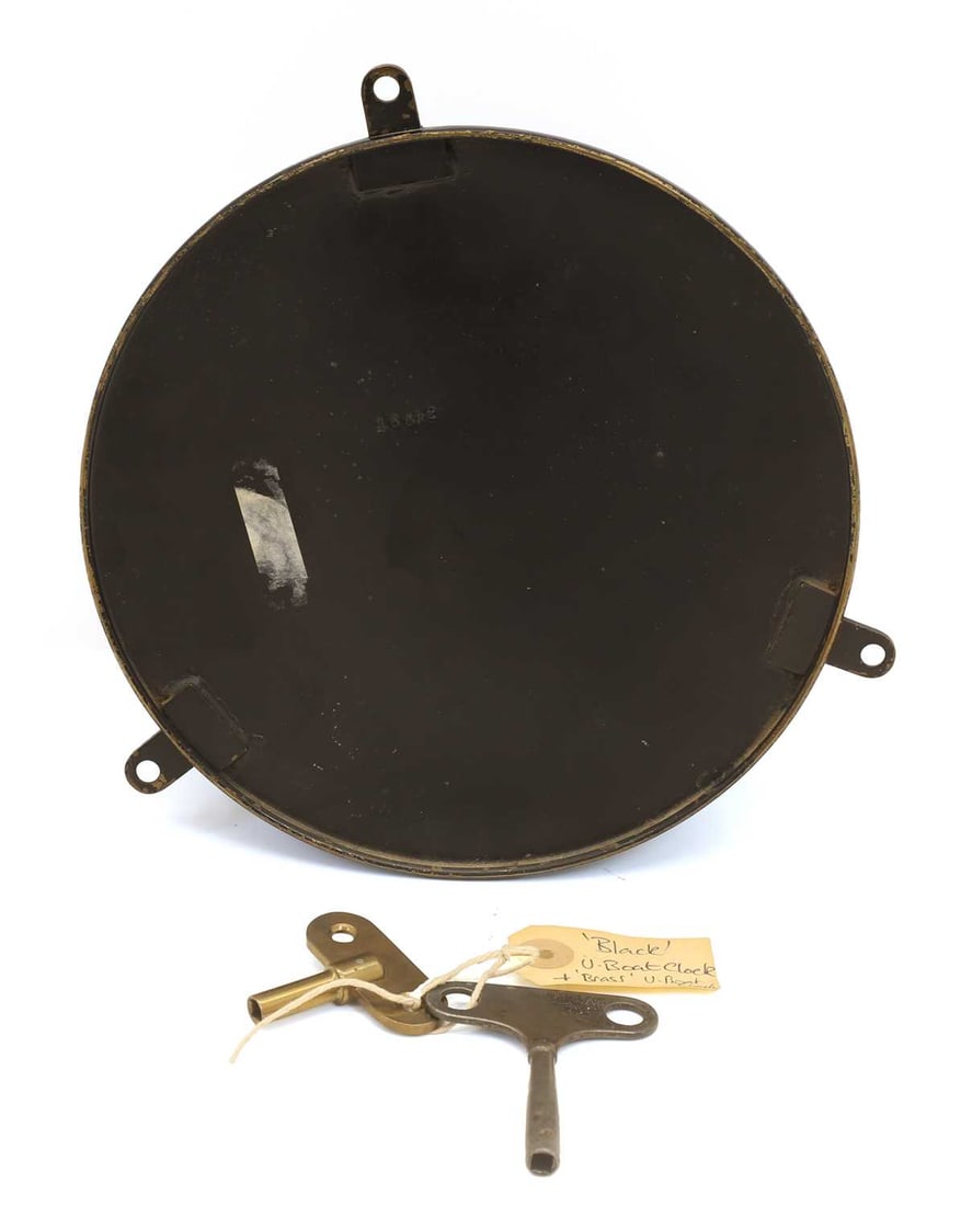 A WWII Kriegsmarine U-Boat bulkhead clock, 1940s, - 3