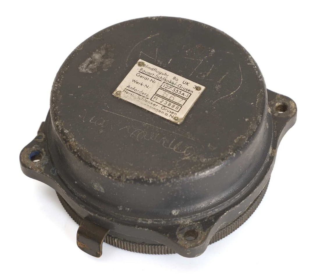 A German Blindfluguhr (Blind Flight) BO-UK3 cockpit clock, circa 1940, - 3