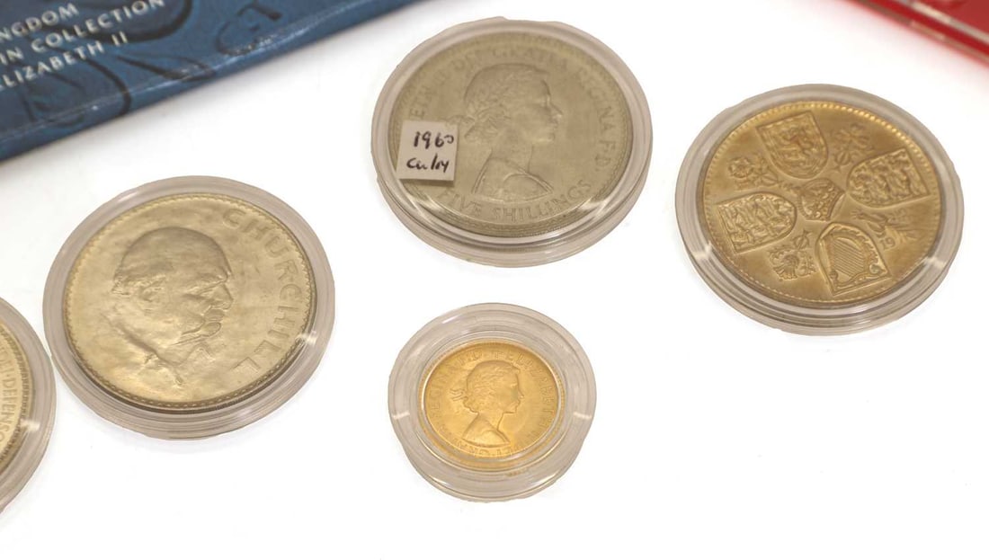 Coins, Great Britain, Elizabeth II (1952-2022), - 2