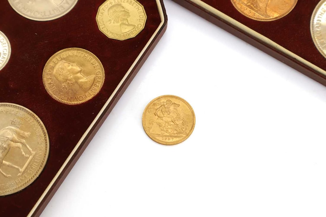 Coins, Great Britain, Elizabeth II (1952-2022), - 2