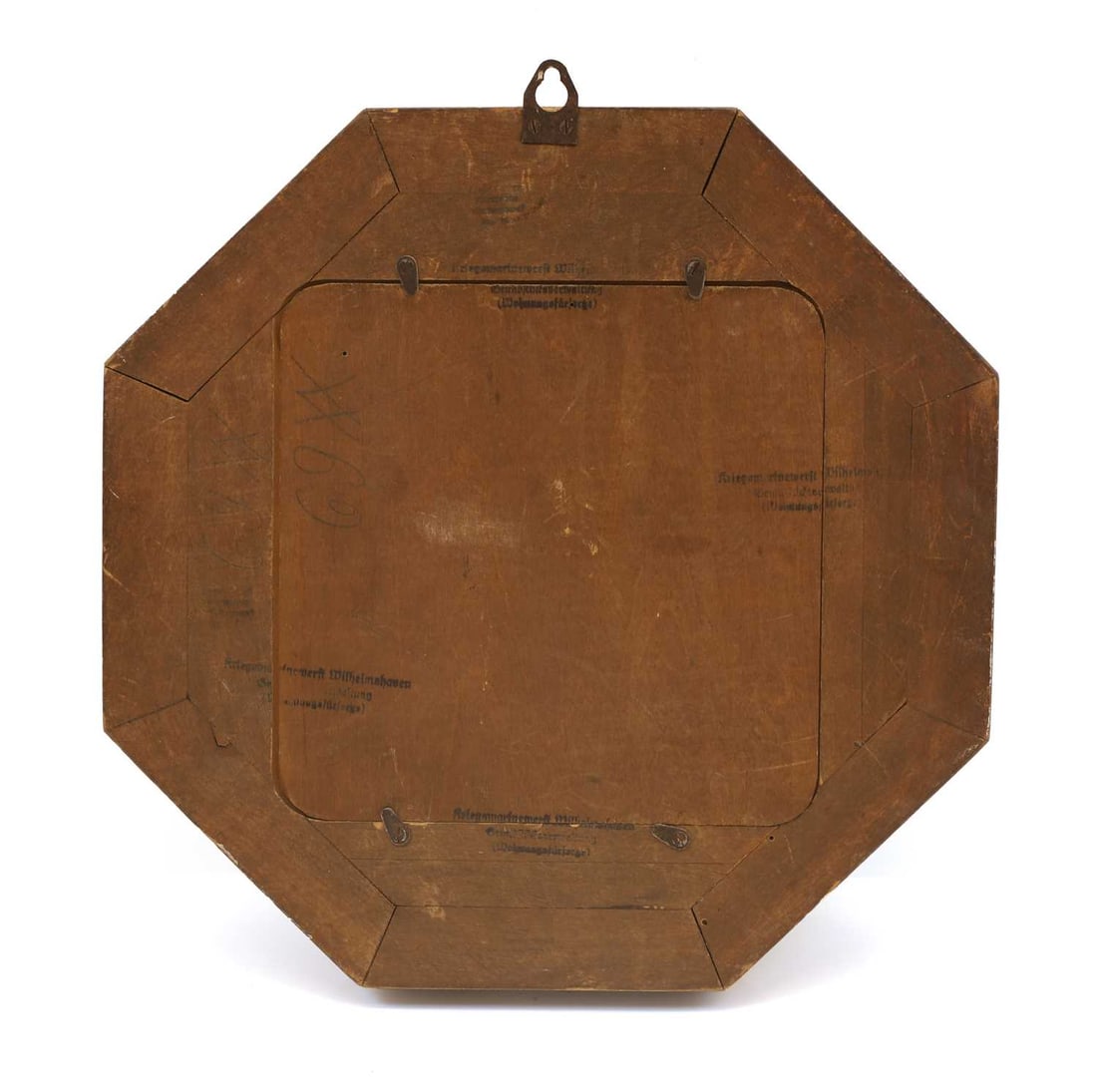 A Kriegsmarine eight-day ship's wardroom clock, circa 1940, - 3