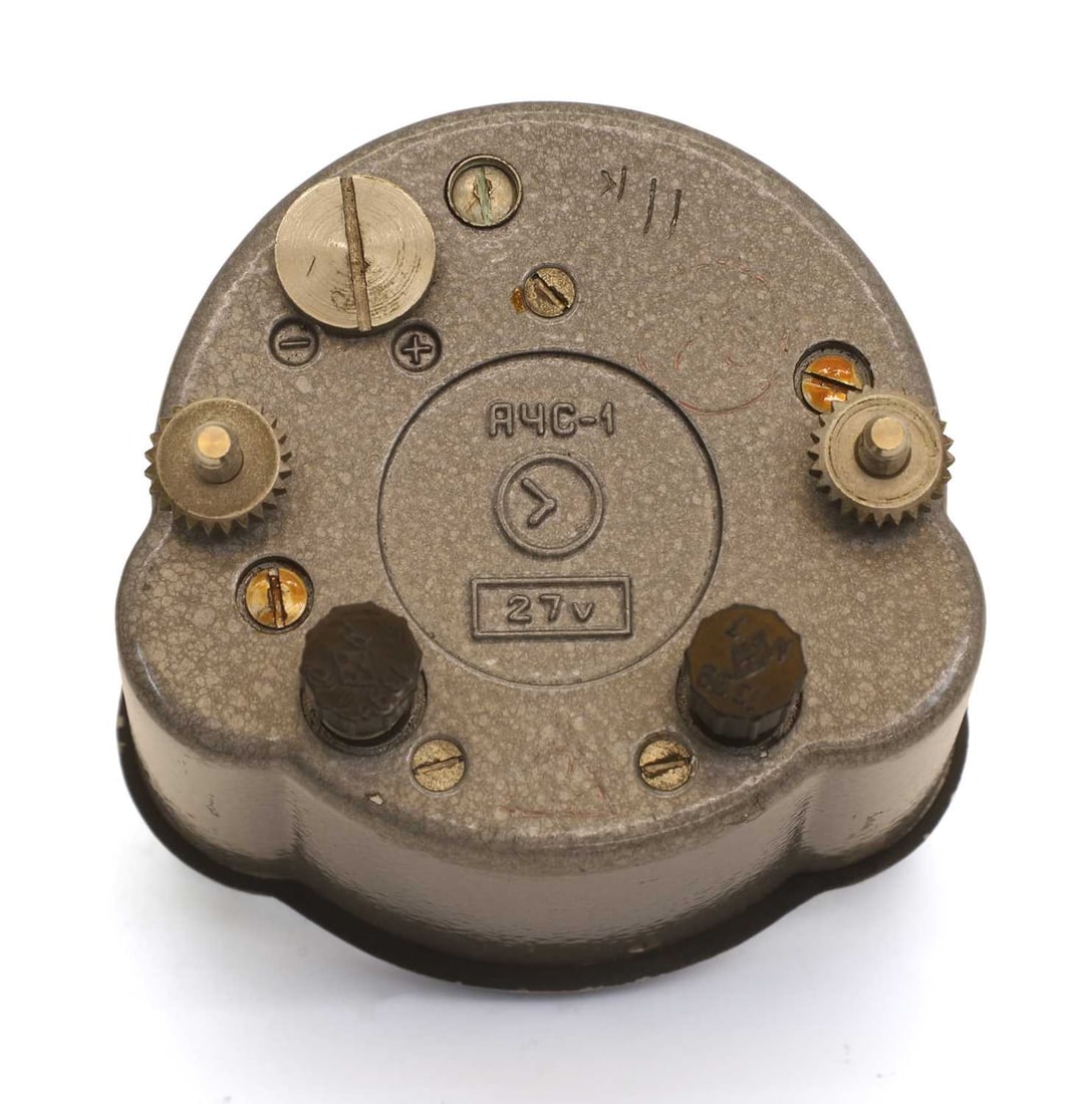 A Soviet A4C-1 chronometer aircraft cockpit clock, no.05984, - 2