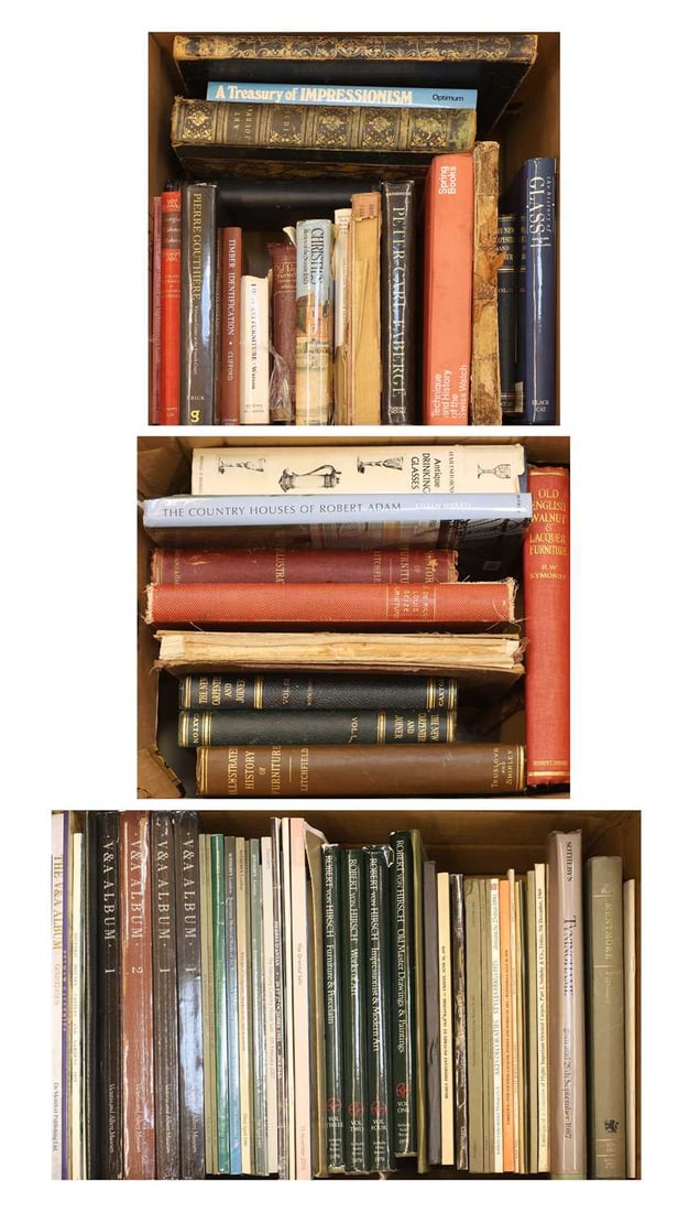 An extensive collection of books, various dates, (1 of 3)