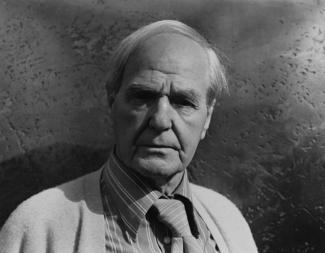 Paul Joyce (British, b.1940) Henry Moore at his home in Much Hadham, 1976 (1 of 3)