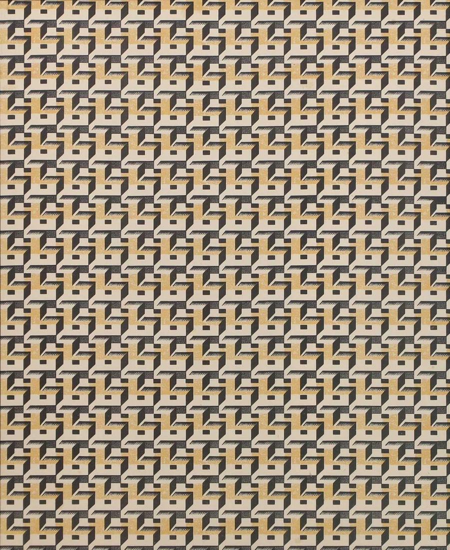 A group of four Curwen Press endpapers designed by Eric Ravilious (1903-1942), Paul Nash (1889-1946) - 11