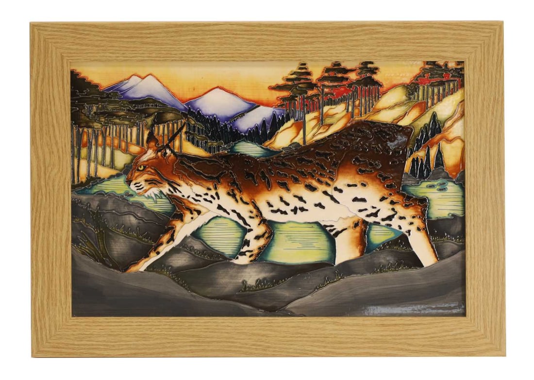 A Moorcroft plaque, (1 of 1)