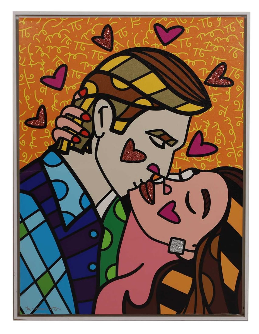 Romero Britto (Brazilian, b.1963) 'Passionate', 2015 - 2