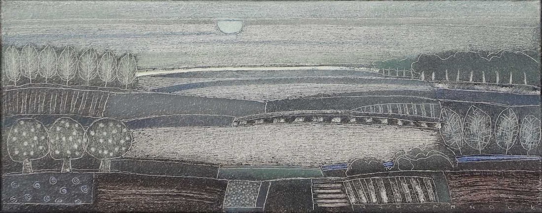 Rob van Hoek (Dutch, b.1953) 'In the Last Light' and 'Nights in White Satin' - 2