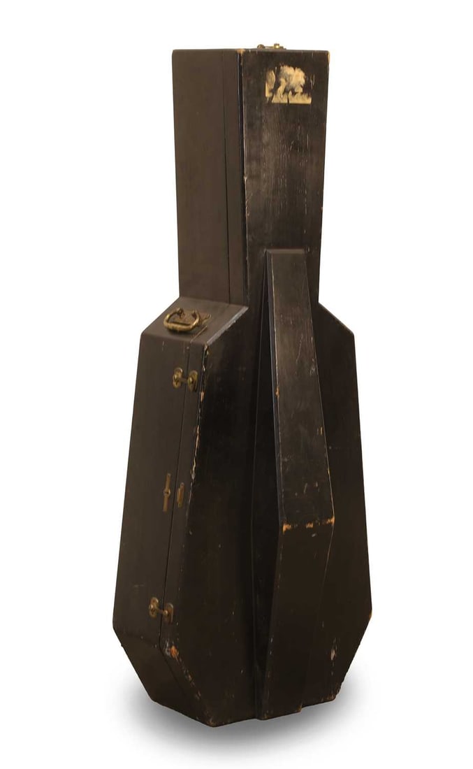 A W.E. Hill & Sons cello case, early 20th century, (1 of 3)