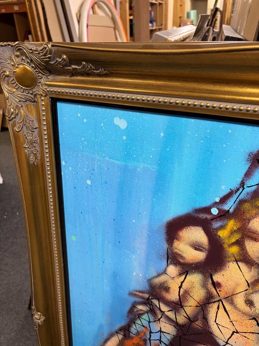 Mark Brassington aka 'Mau Mau' (British, contemporary) Mermaids in a net - 9