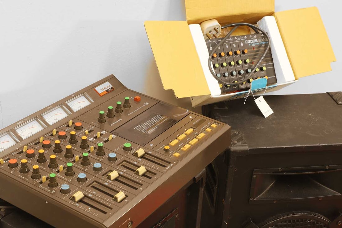 A Tascam Teac Portastudio 244 multitrack cassette recorder, - 2
