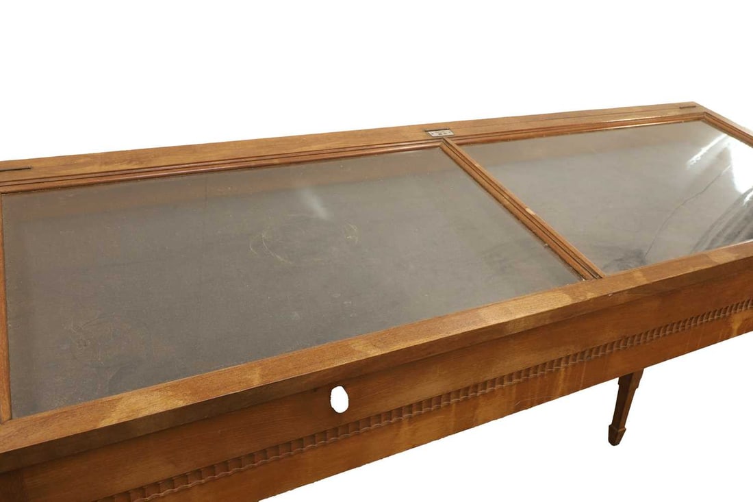 A walnut museum cabinet - 2