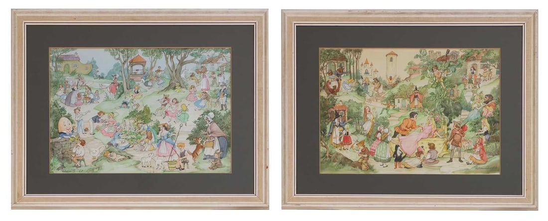 Patience Arnold (British, 1901-1992) Nursery rhymes and fairy tales (1 of 9)
