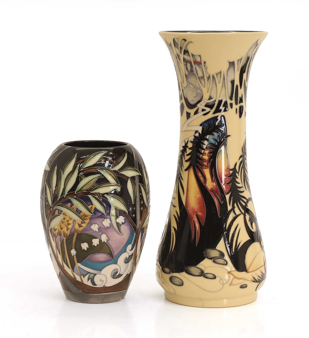 Two Moorcroft vases, - 2