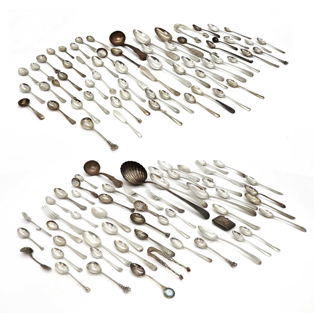 A collection of silver flatware, (1 of 1)