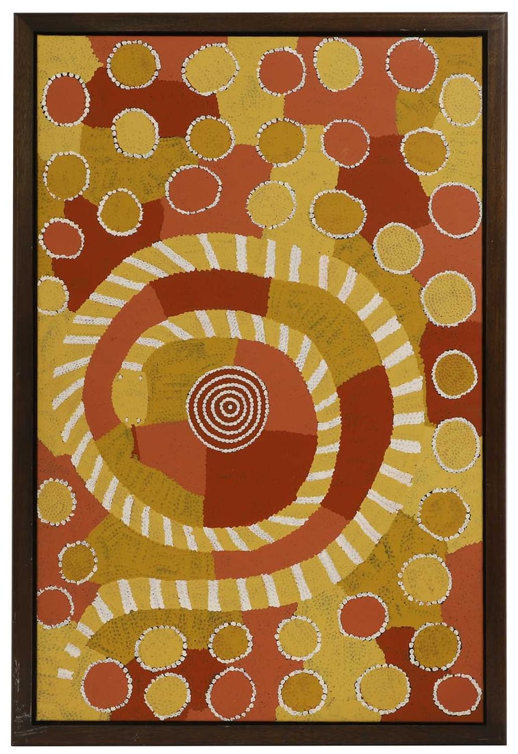 Billy Stockman Tjapaltjarri (Australian, circa 1927-2015) Serpent - 2