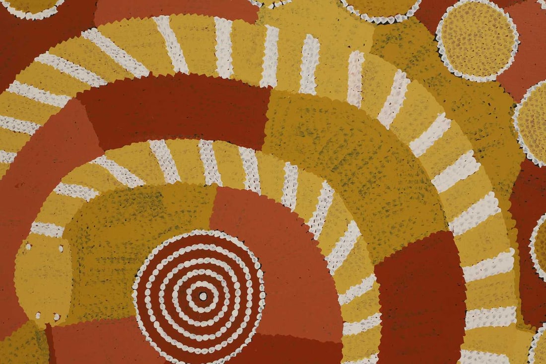 Billy Stockman Tjapaltjarri (Australian, circa 1927-2015) Serpent - 3