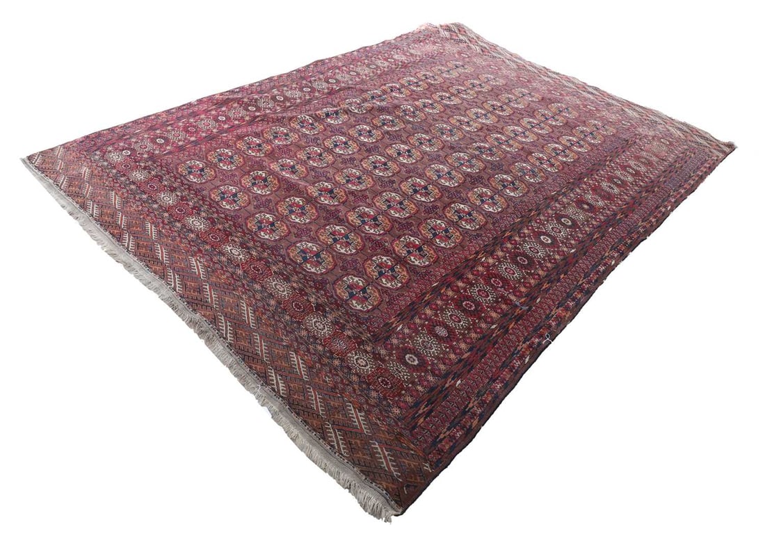 A Turkaman rug, (1 of 2)