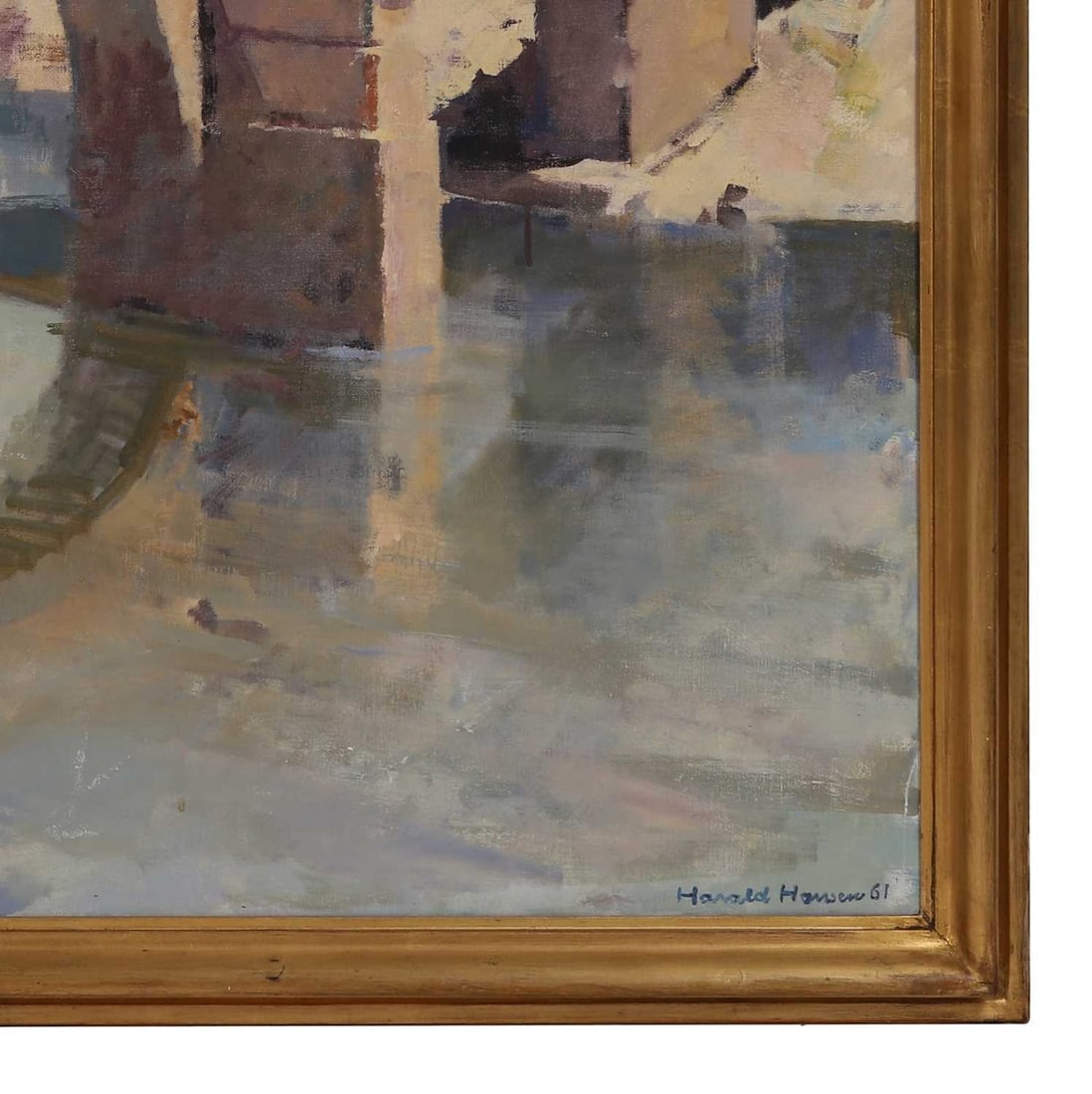Harald Hansen (Danish, 1890-1967) A view of a bridge - 3