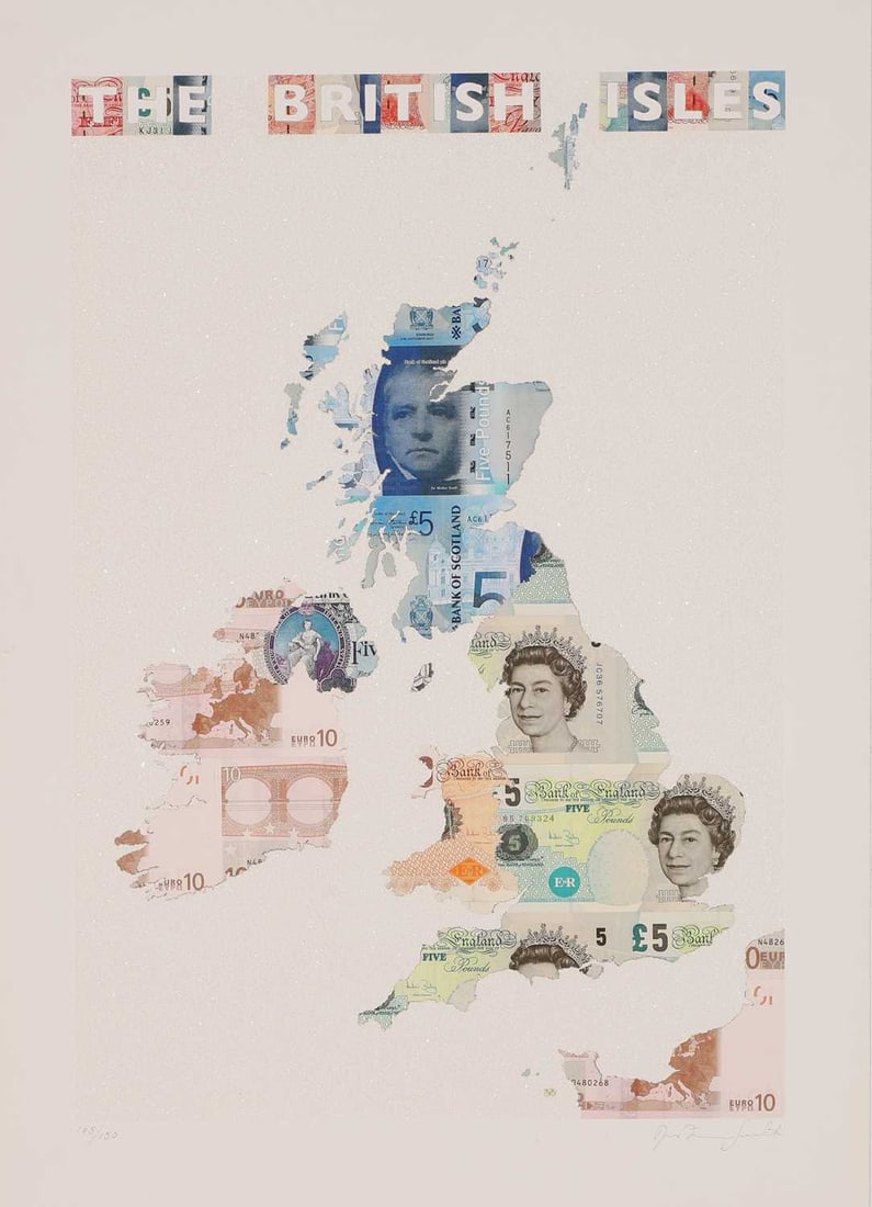 Justine Smith (British, b.1971) 'The British Isles' (1 of 2)