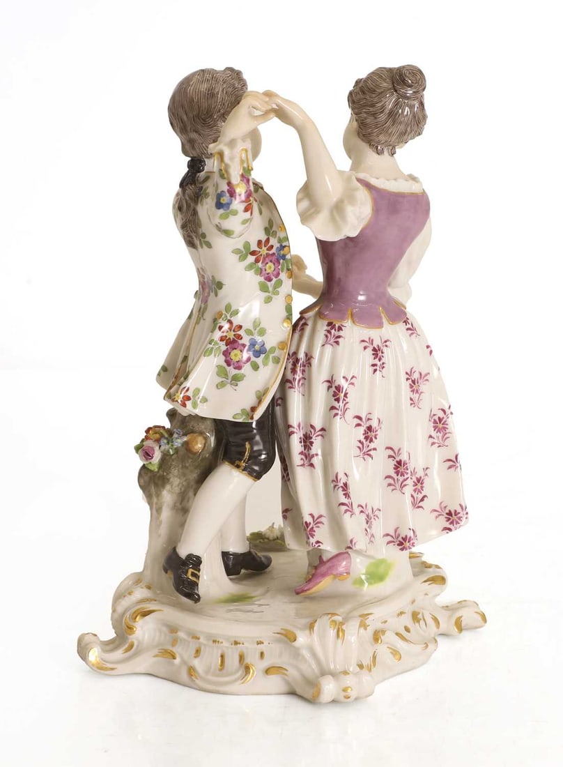 A Meissen figural group, late 19th century, - 2