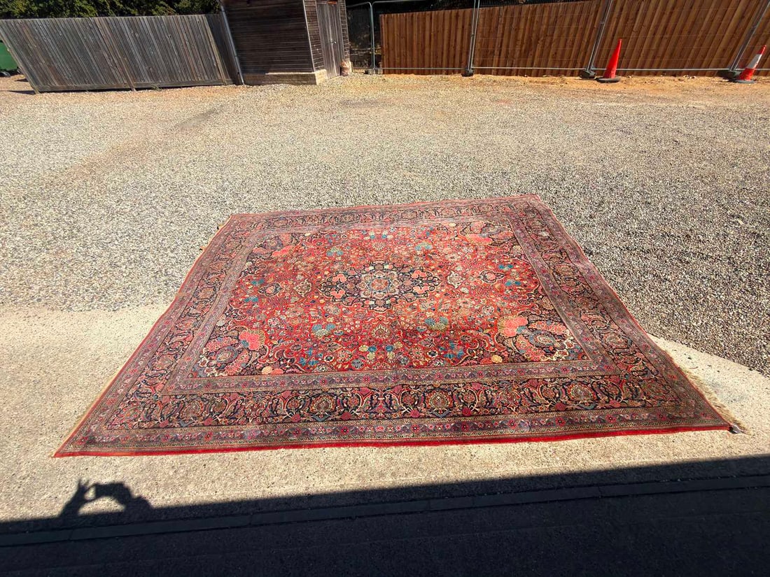 A hand knotted Persian carpet, 20th century, - 2