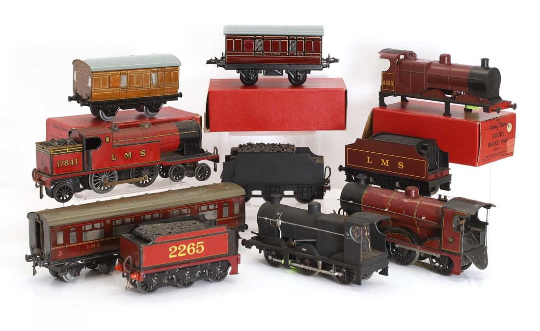 A LMS livery electric 'Duke of York' O Gauge 4-4-0 Loco and 2265 tender, (1 of 3)