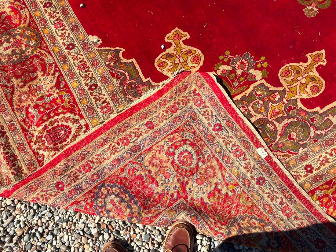 A Persian Keshan carpet, 20th century, - 3