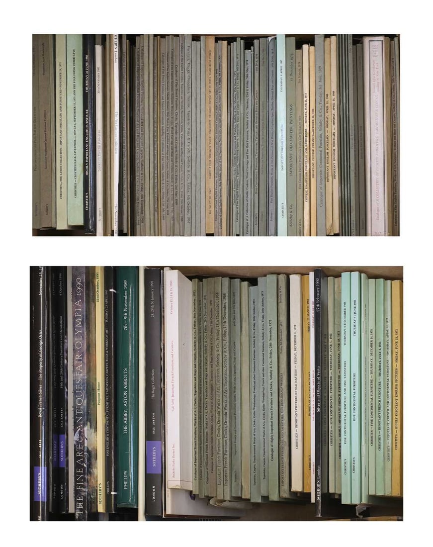 A extensive collection of auction catalogues 1960s-1990s: A extensive collection of auction catalogues 1960s-1990s approx. 100, mostly Christies and Sotheby, to inlcude Important English Furniture, Important Old Master Paintings, A Collection of English