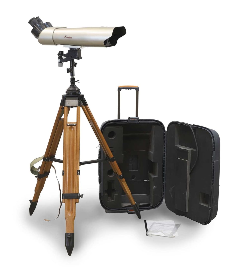 A pair of Leviathan binoculars, of recent manufacture, (1 of 2)
