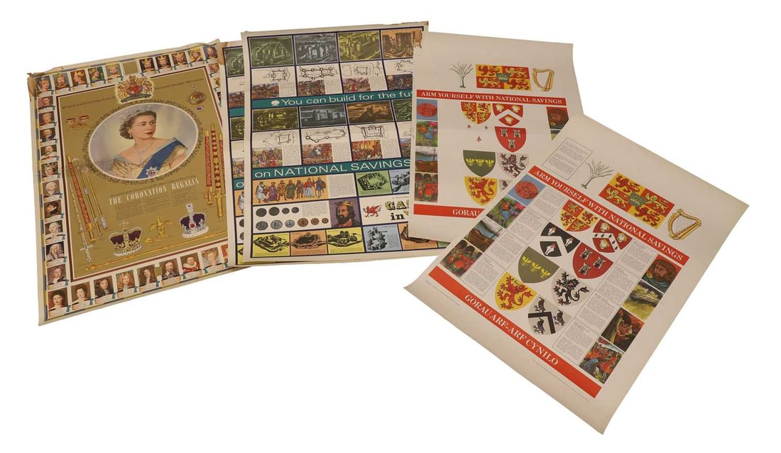 Five National Savings posters, 'Castles in Wales', (1 of 1)