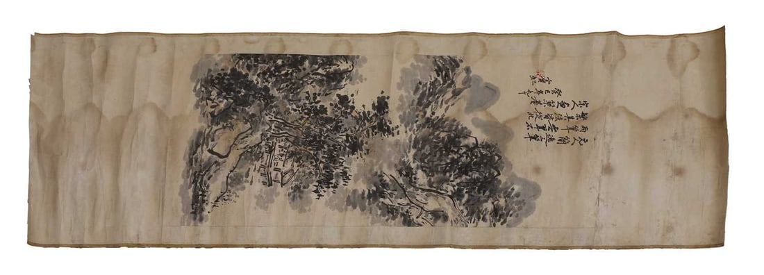 A Chinese gouache painting, 20th century, - 3
