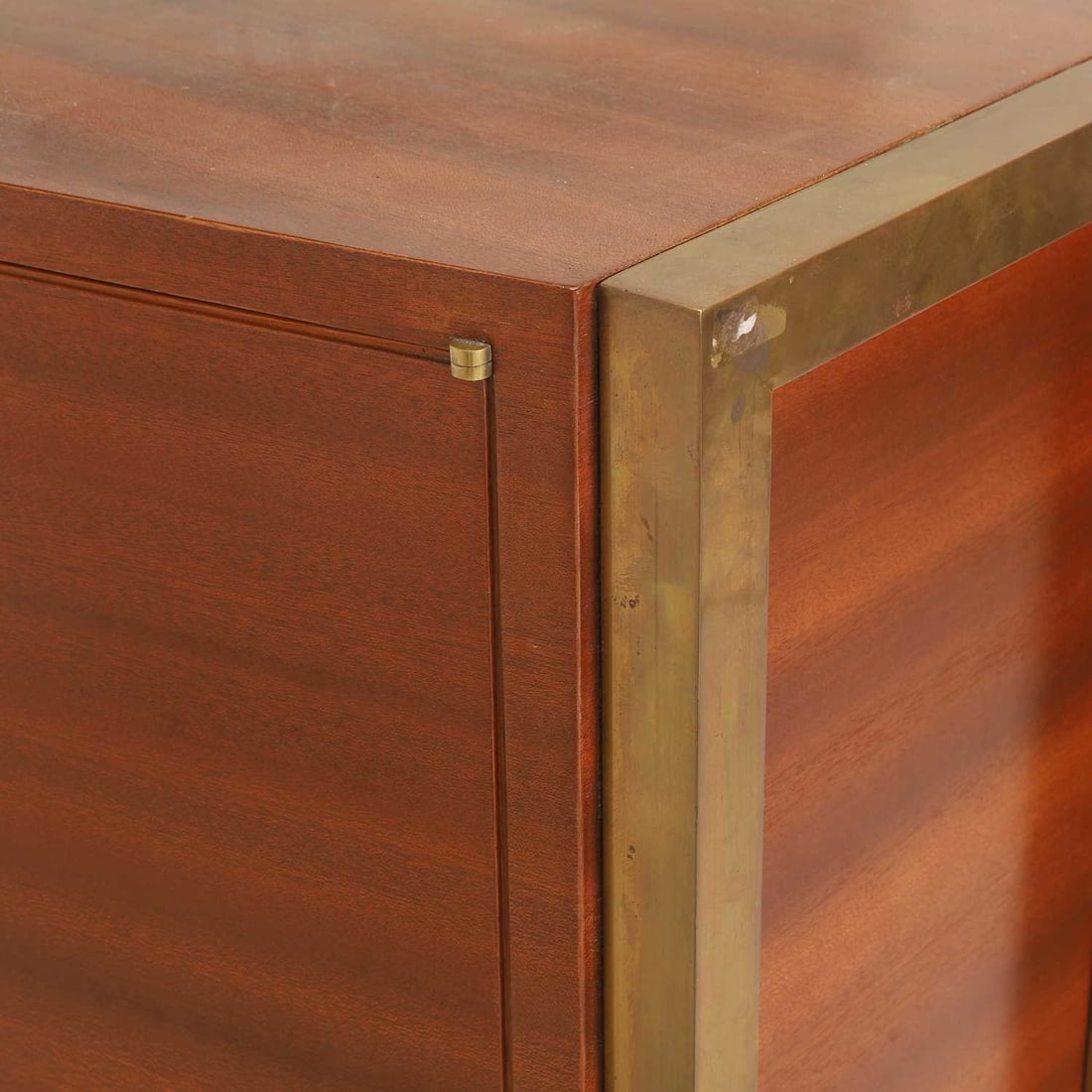 Italian, a walnut side cabinet, - 2