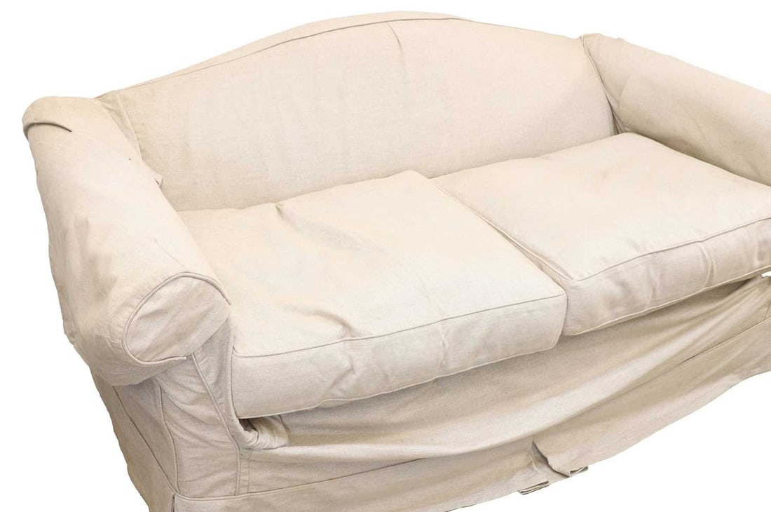A deep seated sofa, 20th century, - 2
