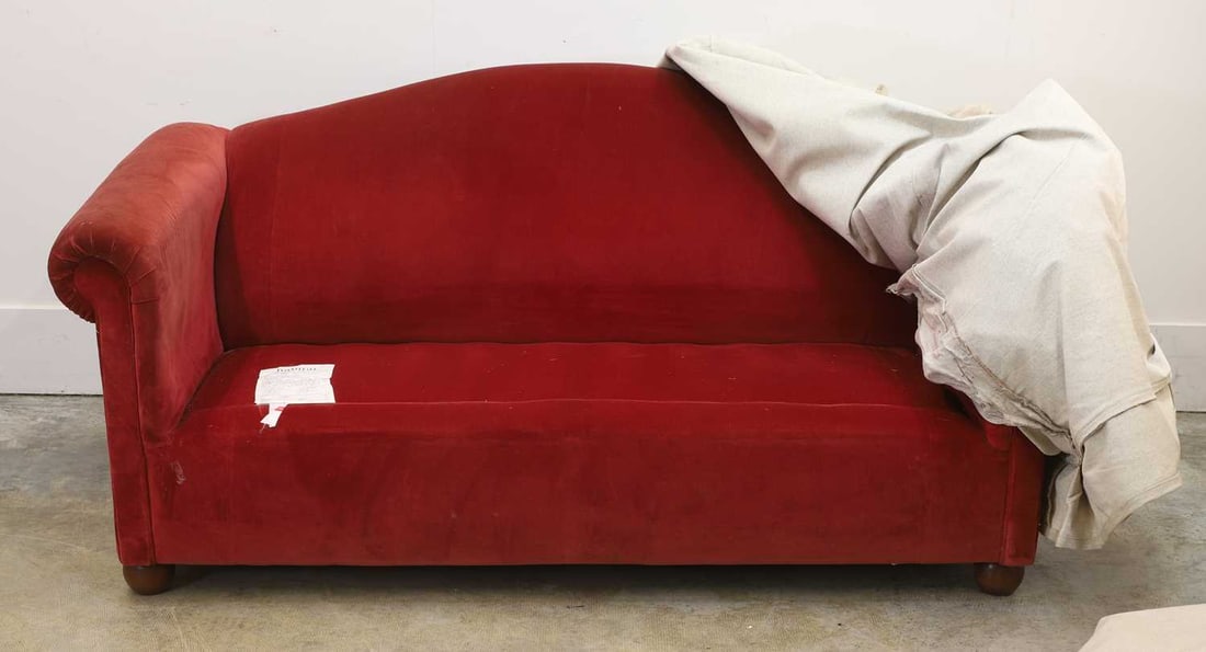 A deep seated sofa, 20th century, - 3