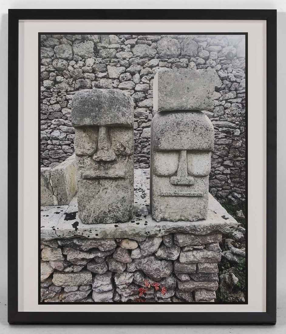 Graham McPherson aka 'Suggs' (British, b.1961) 'My Best Two Mates': Graham McPherson aka 'Suggs' (British, b.1961) 'My Best Two Mates' a unique photographic print 55 x 41cm; framed 53.5 x 64cm Footnote: This work is being sold on behalf of Mental Aid. No buyer's