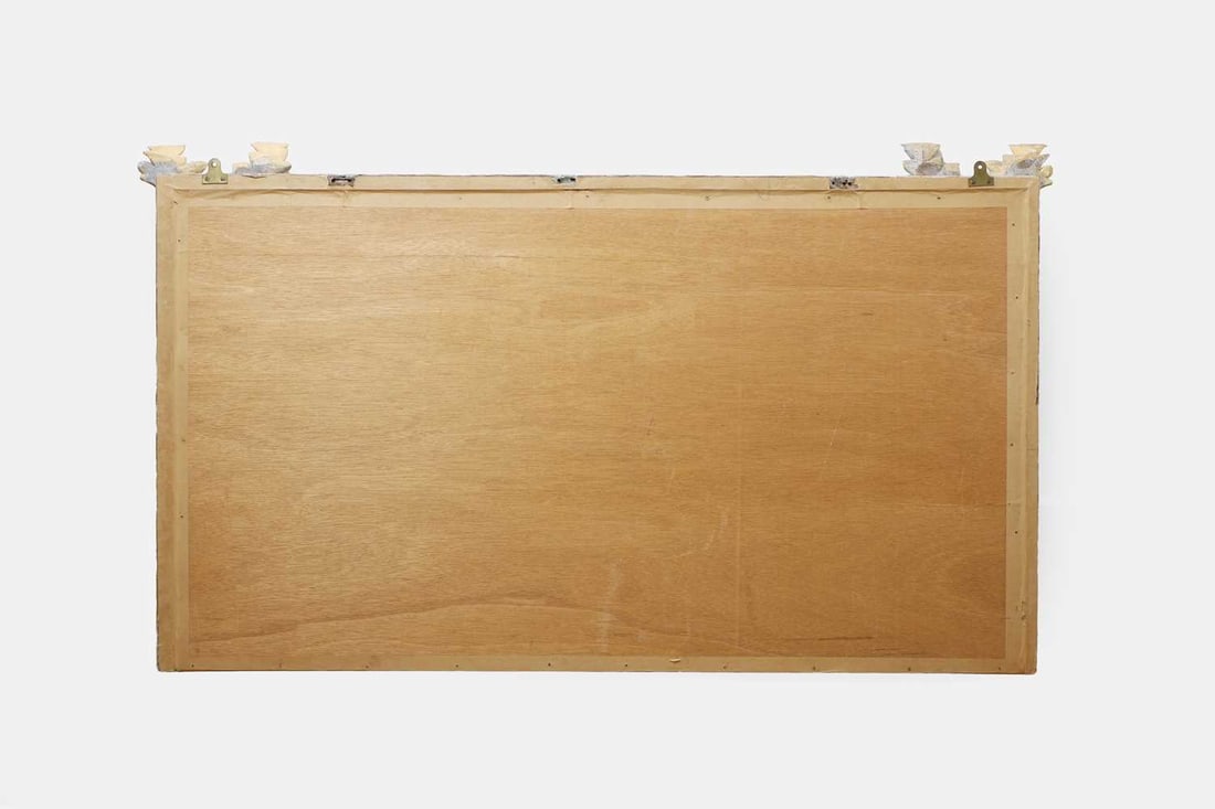 A giltwood overmantel mirror, mid-19th century, - 2