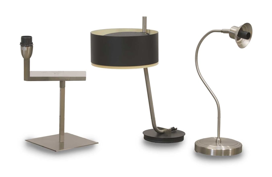 A group of three modern lamps, of recent manufacture (1 of 1)