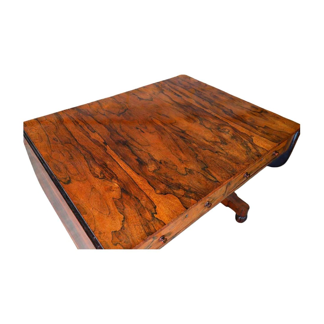 A rosewood sofa table, circa 1840 - 2