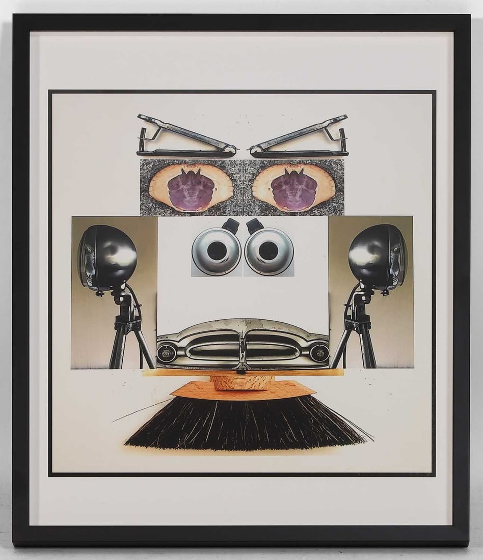 Kevin Godley (British, b.1945) 'Faces in Places': Kevin Godley (British, b.1945) 'Faces in Places' a unique photographic print 47 x 45cm; framed 64 x 53.5cm Footnote: This work is being sold on behalf of Mental Aid. No buyer's premium will be