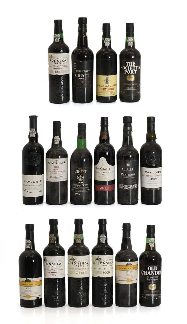 A selection of Vintage Ports, (1 of 1)