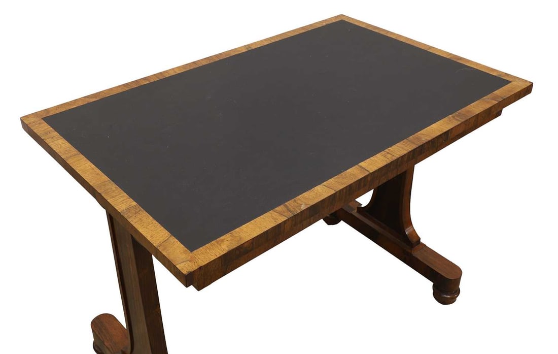 A William IV rosewood writing table, c.1830, - 2
