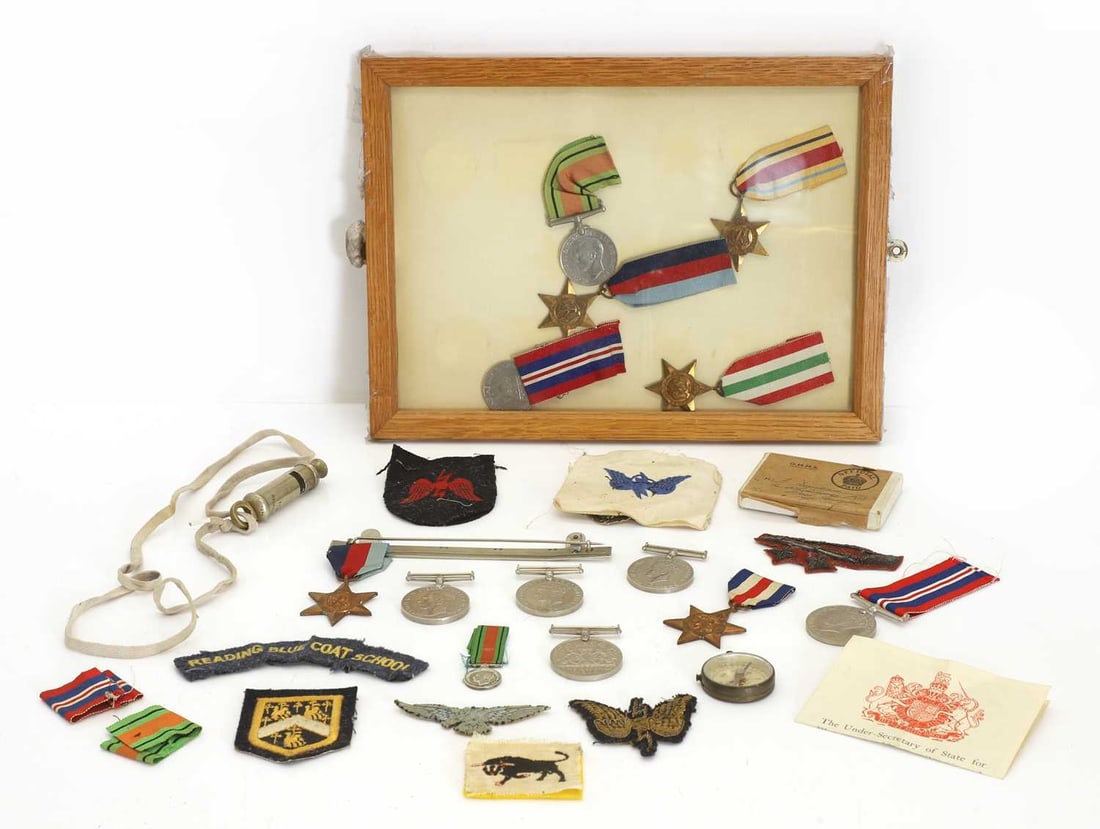 A group of WW2 medals, (1 of 2)