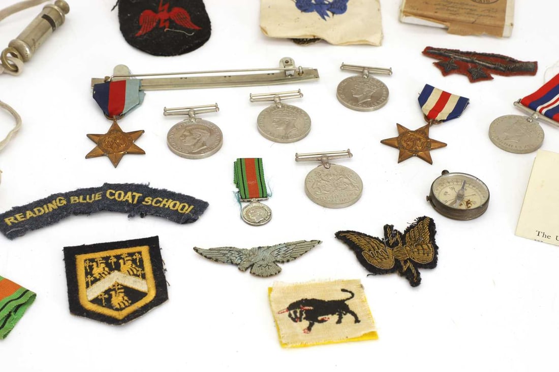 A group of WW2 medals, - 2
