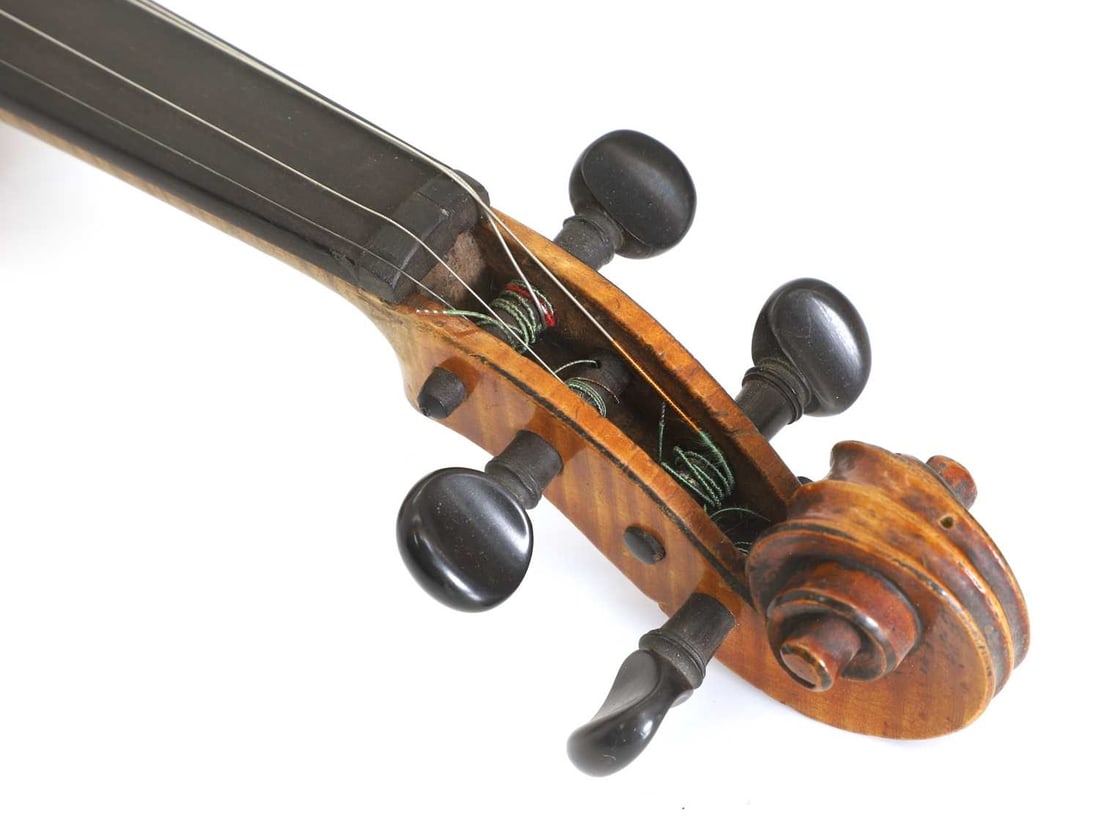 A cased violin, late 19th century, - 4