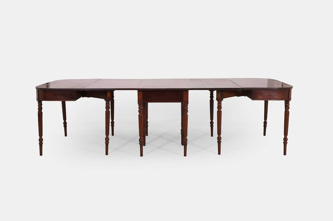 A Regency mahogany extending dining table, circa 1820, - 2