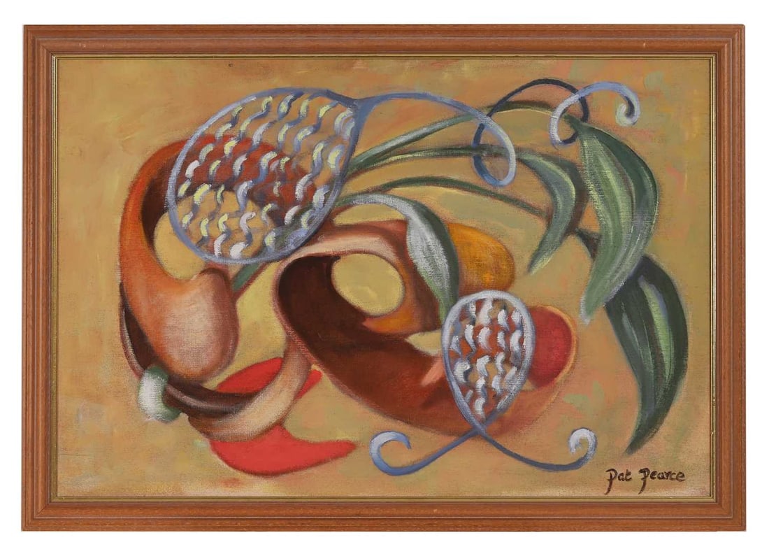 Patricia Pearce (British, 1907-2001) 'Four Green Leaves' - 2