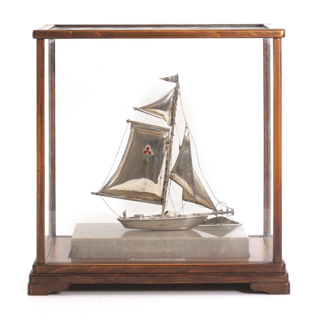 A Yokohama Shipyard & Engine Works silver model, (1 of 2)