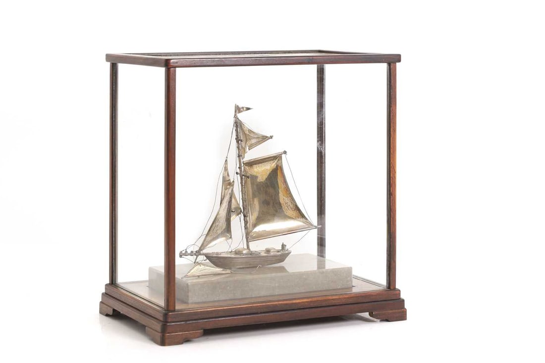 A Yokohama Shipyard & Engine Works silver model, - 2