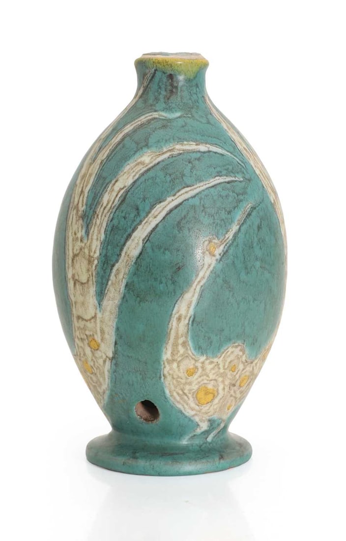 Livia Gorka (1925 - 2011) a ceramic lamp base, - 2